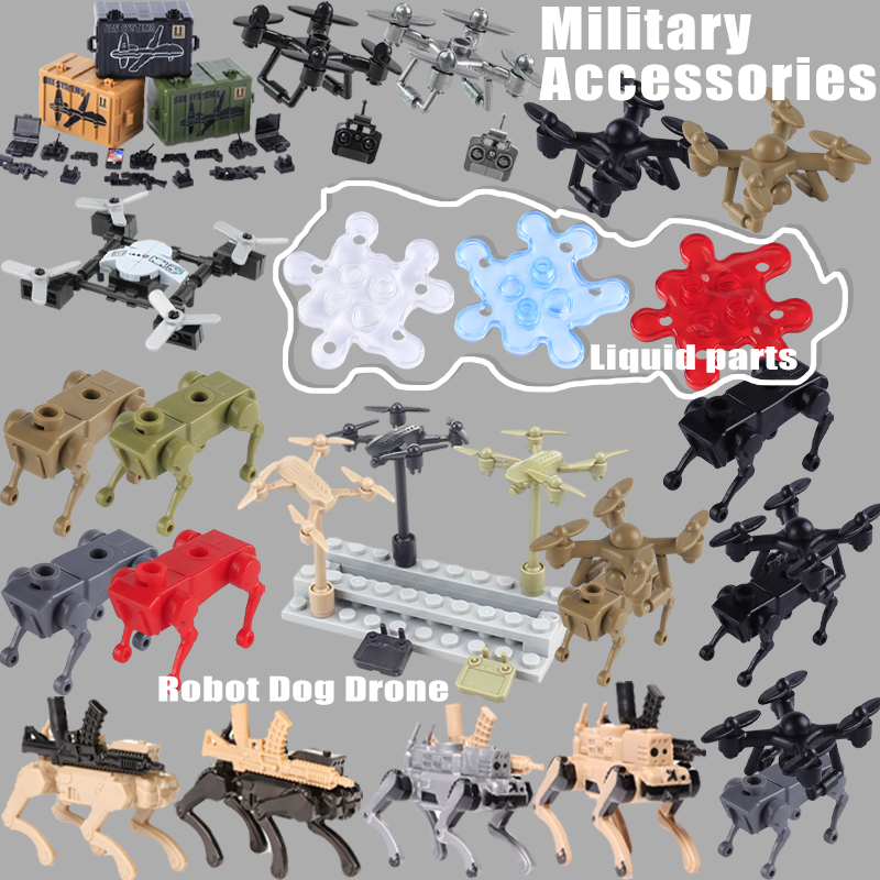 Lego Minifigure Holder - 2. Dünya Savaşı Askeri Aksesuarları İHA