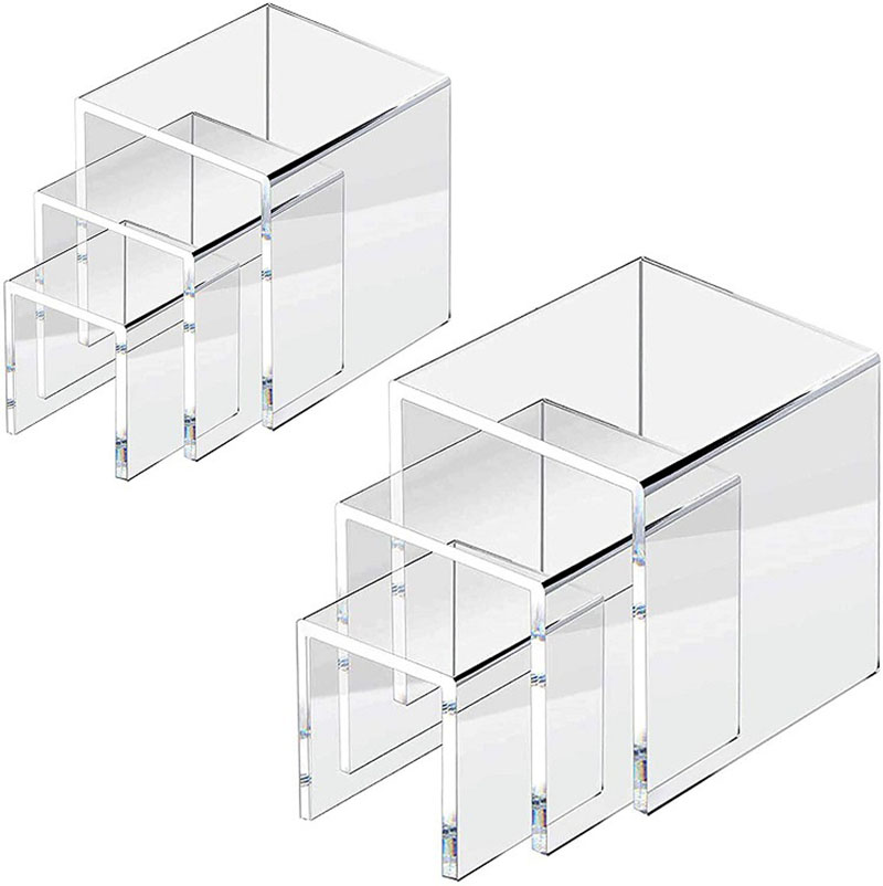 Display Risers Set - 6 adet/takım Akrilik Ekran Standı Takı