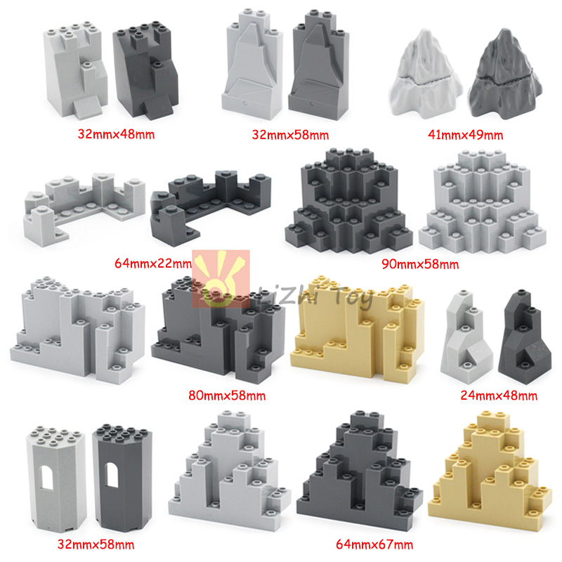 Lego Set Creator - MOC Tuğla Kale Dağ Döşeli Bahçe
