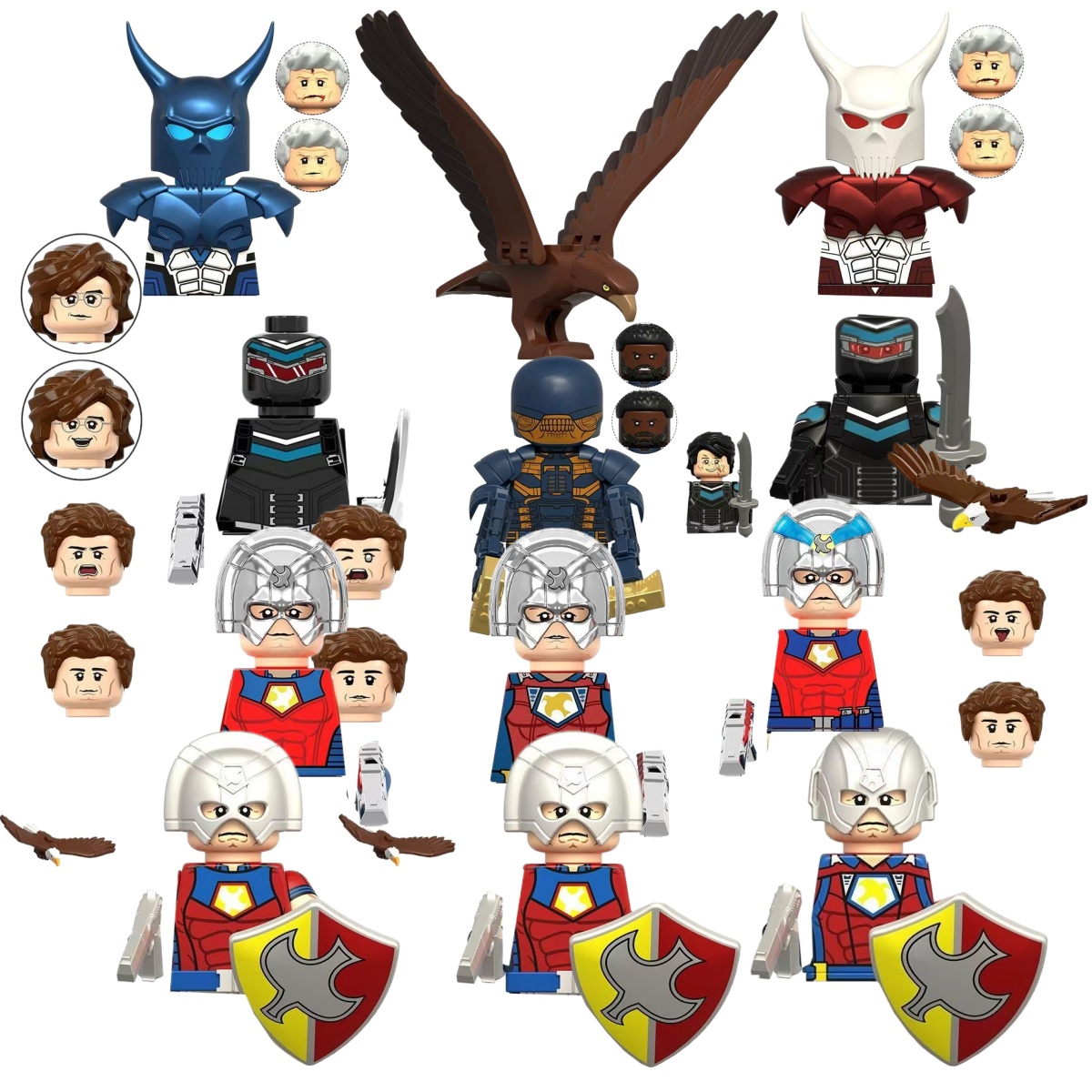 SuicideSquad Barışçı Mavi Ejde - Lego Minifigure Holder incelemesi ve fiyatı
