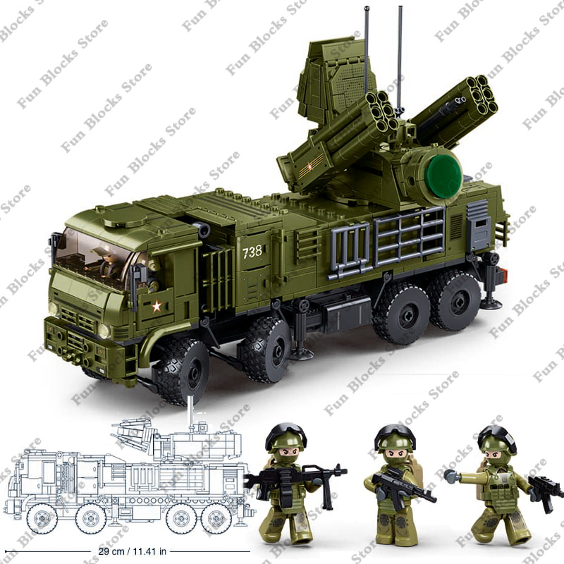 SLUBAN Askeri Uçaksavar Füze A - Lego Set Creator incelemesi ve fiyatı