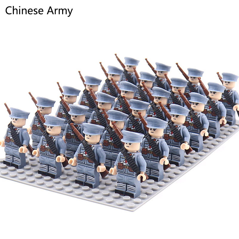 WW2 24 adet/grup Askeri Askerl - Lego Set Creator incelemesi ve fiyatı