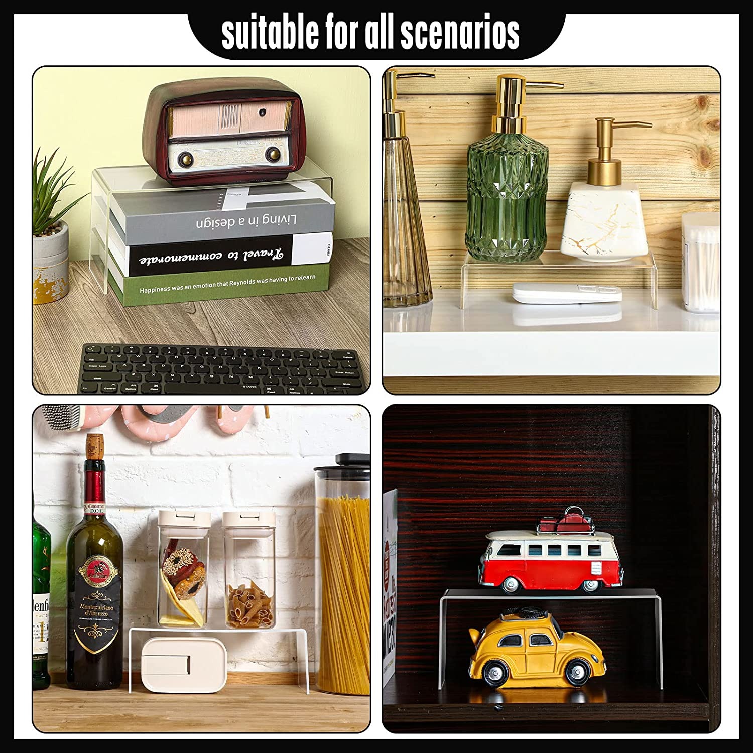 Şeffaf Dikdörtgen Akrilik Serg - Pop Display Shelf incelemesi ve fiyatı